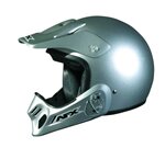 Silver Solid Multi Helmet