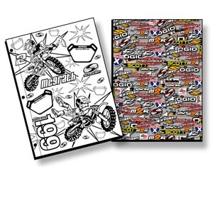 Motocross notepads