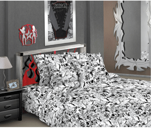 graffiti bedding