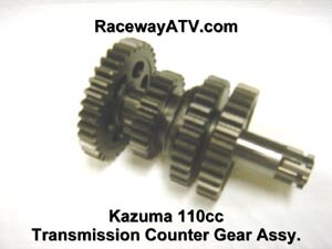 Kazuma 110 Transmission Counter Gear Assembly 