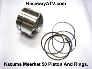 Kazuma / Meerkat 50 Piston and Ring Set