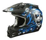 Blue Skull Helmet