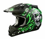 Green Skull Helmet