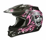 Pink Skull Helmet