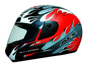 AFX FX 11 Red Multi Helmet