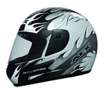 AFX FX 11 Flat Silver Multi Helmet