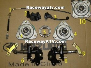 Kazuma 110cc Drum Brake Parts