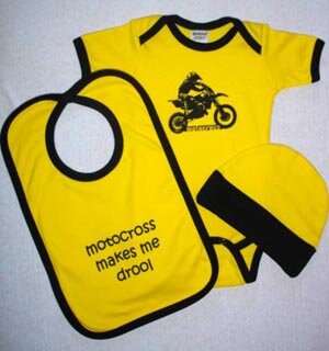Motocross Baby Gift Set