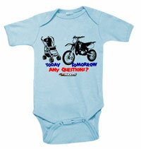 Dirt Bikes Silhouette Infant Baby Crawler Jumpsuit One Piece Kids Pajamas