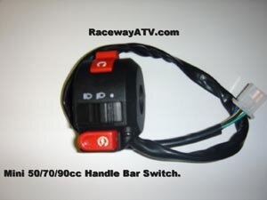 Mini Sunl/Roketa/BMX 50, 70, 90cc Left Side Handle Bar Switch