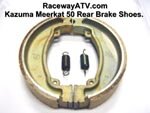 Kazuma / Meerkat 50 Rear Brake Shoes