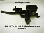 Mini Sunl/Roketa/BMX Handle And Brake Assembly